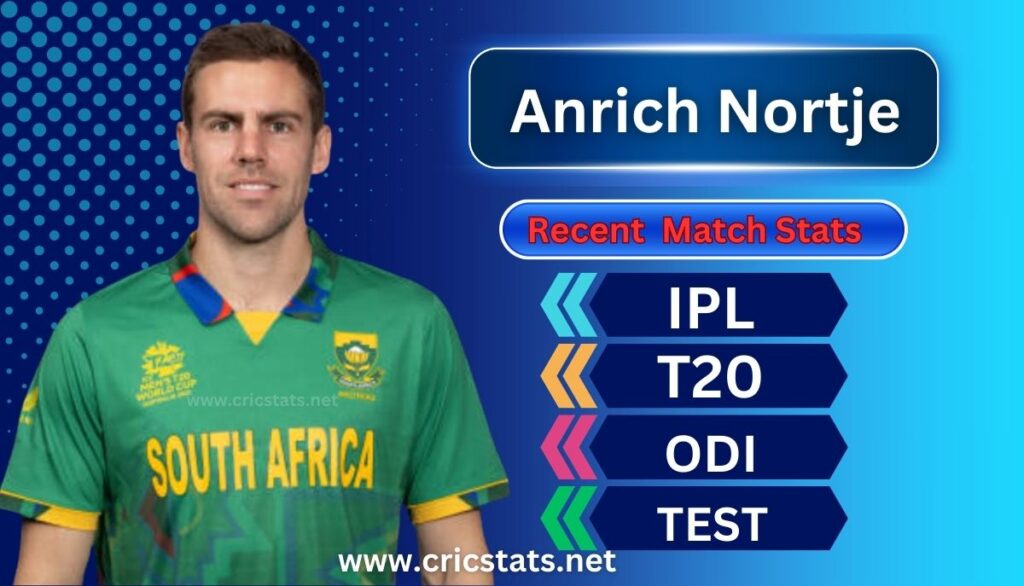 Anrich Nortje Stats