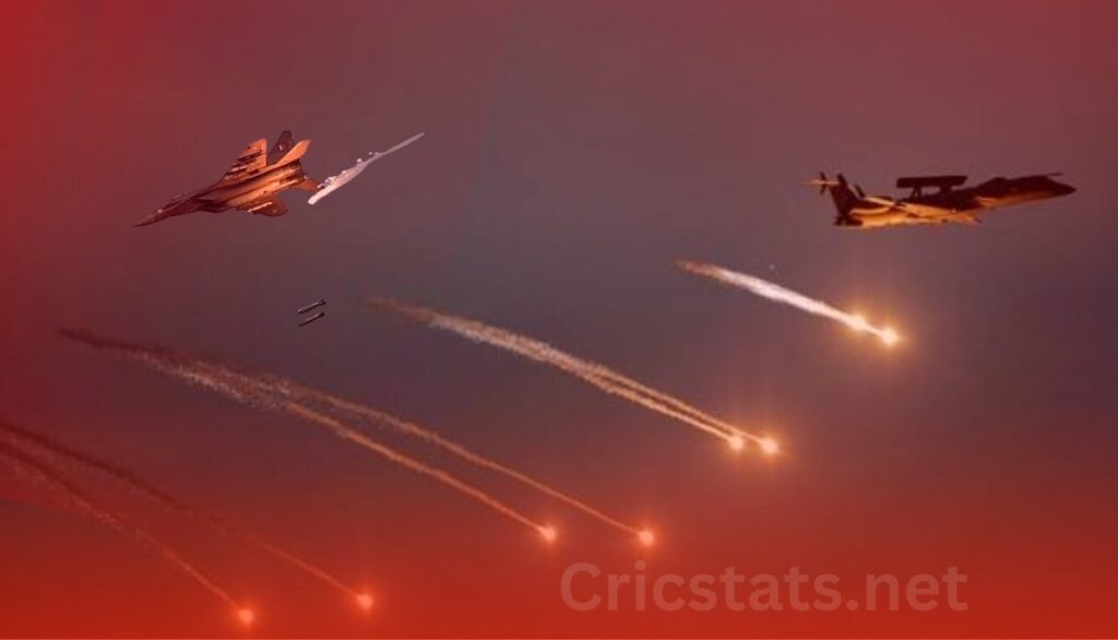 Indian fighter jet bombing in pok