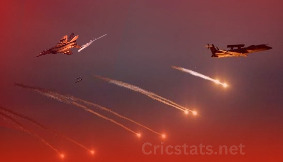 Indian fighter jet bombing in pok